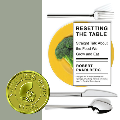 Robert Paarlberg was given a Gold Seal award from the Nautilus Book Award organization May 20, 2022